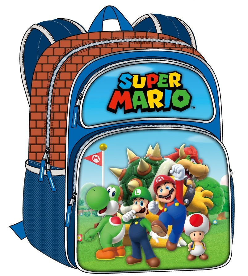 Super Mario 16-Inch Backpack