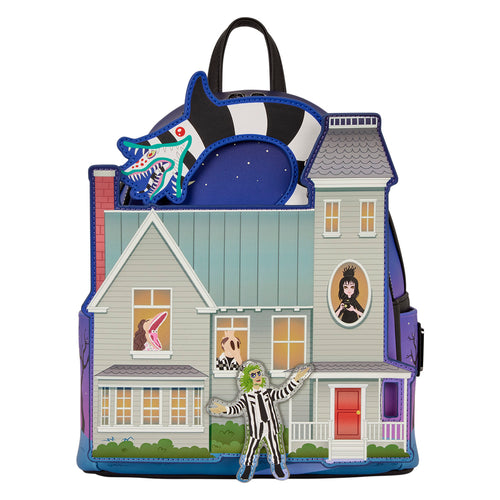 Beetlejuice Deetz House Glow Mini Backpack
