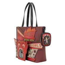 Beetlejuice Dante's Inferno Room Tote Crossbody Bag with Coin Bag