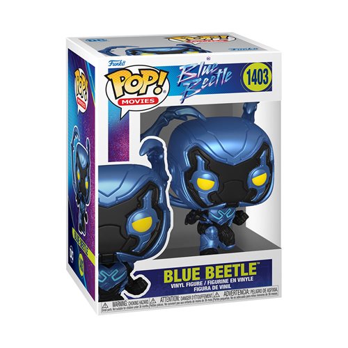 Funko Pop! Blue Beetle #1403 (Pop Protector Included)