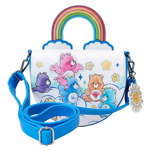 Loungefly Care Bears Rainbow Handle Crossbody Bag