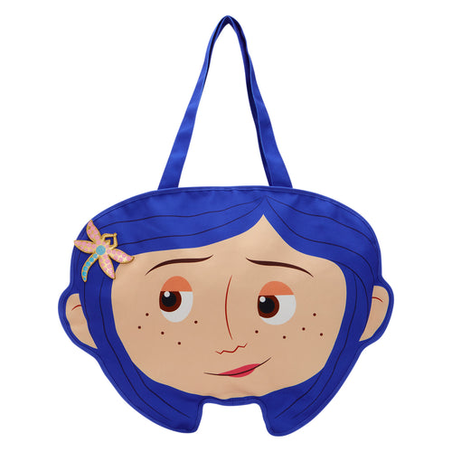 Coraline Cosplay Canvas Tote Bag