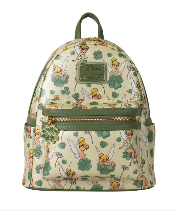 Loungefly Tinkerbell 4 Leaf Clover Mini Backpack