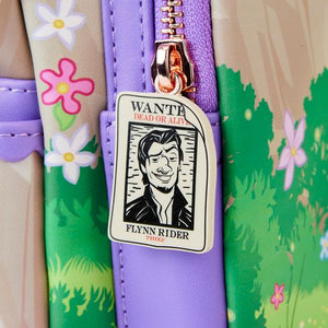 Loungefly Disney Tangled Rapunzel Swinging From Tower Mini Backpack