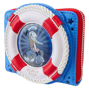 Donald Duck 90th Anniversary Lenticular Zip Around Wallet