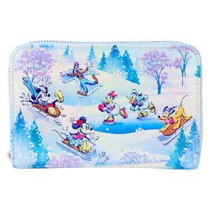 Mickey and Friends Winter Wonderland Ziparound Wallet