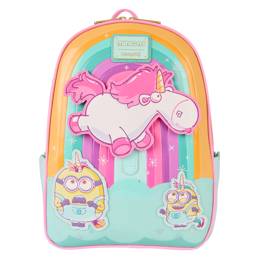 LF Universal Minions Fluffy Unicorn Mini Backpack