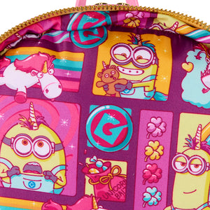 LF Universal Minions Fluffy Unicorn Mini Backpack