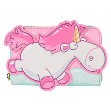Loungefly Universal Minions Fluffy Unicorn Zip Around Wallet