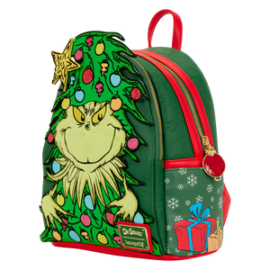 Dr. Seuss How the Grinch Stole Christmas! Tree Light Up Plush Mini Backpack