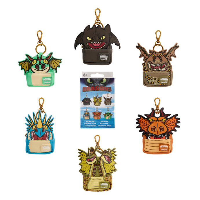 Loungefly Dreamworks How To Train Your Dragon Mystery Mini Backpack Bag Charms