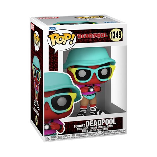 Funko Pop! Deadpool Parody Tourist Deadpool #1345 (Pop Protector Included)