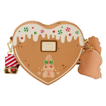 Lilo and Stitch Angel and Stitch Gingerbread Heart Crossbody Bag