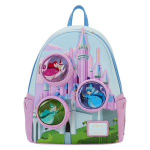 Loungefly  Sleeping Beauty Stained Glass Castle Mini Backpack