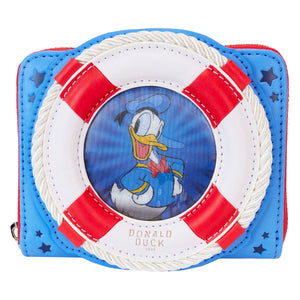 Donald Duck 90th Anniversary Lenticular Zip Around Wallet