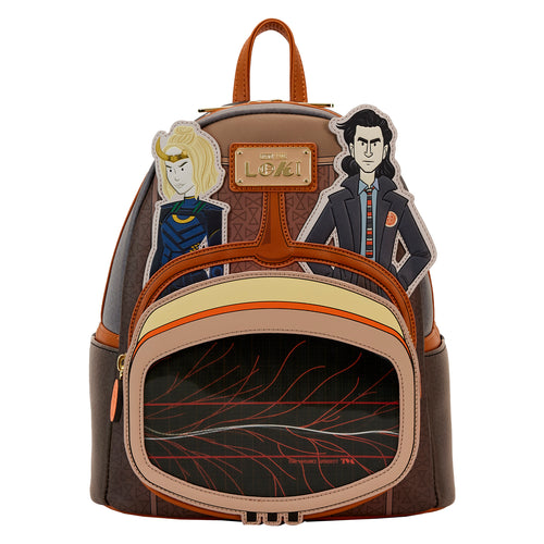 Loungefly  Loki TVA Lenticular Multiverse Mini Backpack