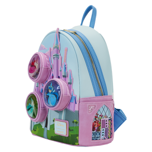 Loungefly  Sleeping Beauty Stained Glass Castle Mini Backpack