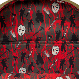 Friday the 13th Camp Crystal Lake Canvas Glow Full-Size Backpack