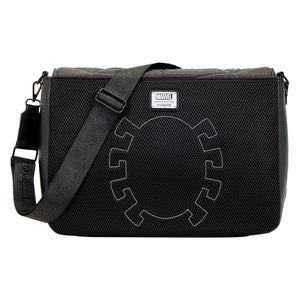 Spider-Man Black & White Suit Quilted Messenger Crossbody Bag