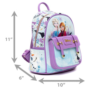 Frozen WondaPop 11" Vegan Leather Fashion Mini Backpack