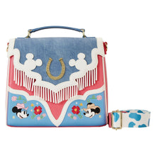 Loungefly Western Mickey and Minnie Crossbody Bag