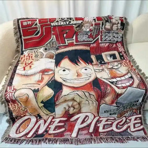 One Piece Anime Woven Blanket