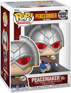 Funko Pop! TV: Peacemaker - Peacemaker with Eagly #1232 (Pop Protector Included)