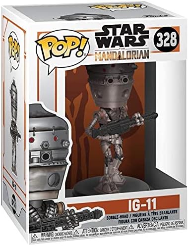 Funko Pop! Star Wars: Mandalorian - IG-11 #328(Pop Protector Included)