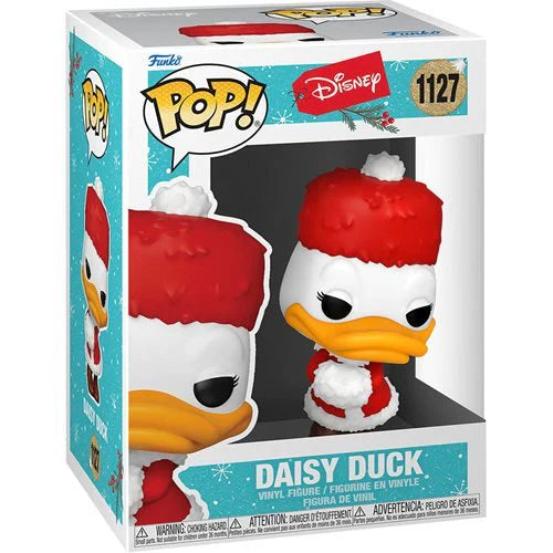 Funko Pop! Disney Holiday 2021 Daisy Duck #1127 (Pop Protector Included)