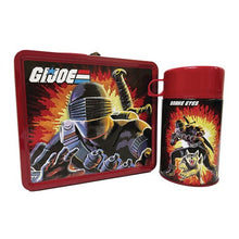 G.I. Joe Storm Shadow and Snake Eyes Tin Titans Lunch Box with Thermos