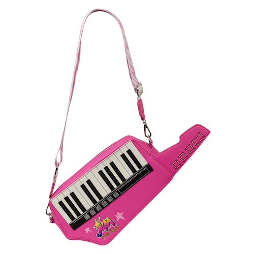 Loungefly Hasbro Jem And The Holograms Figural Keytar Crossbody Bag
