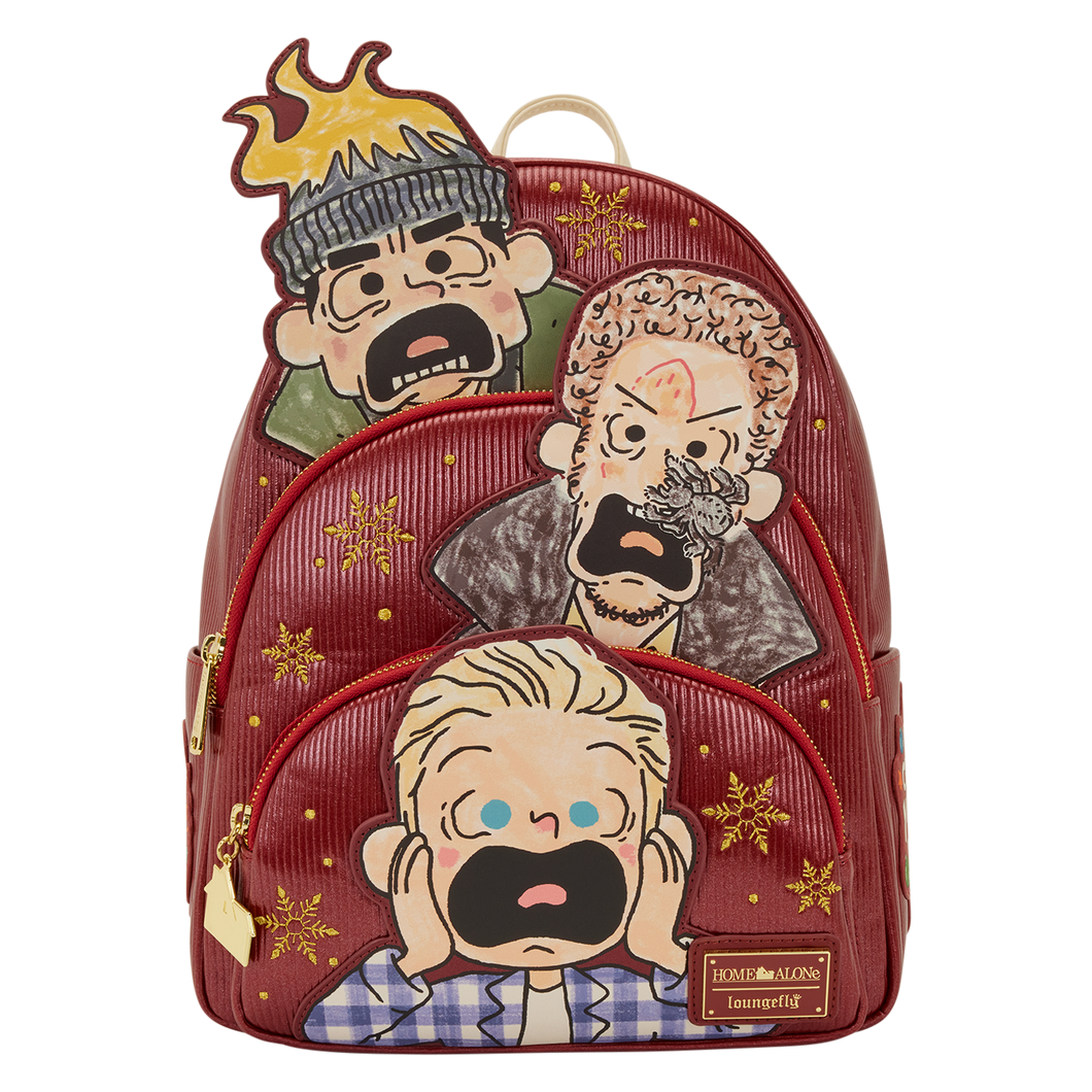 Home Alone Triple Pocket Mini Backpack