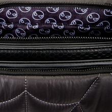 Spider-Man Black & White Suit Quilted Messenger Crossbody Bag