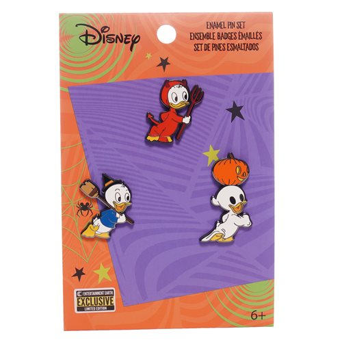 Disney Halloween Huey, Louie, and Dewey Enamel Pin 3-Pack