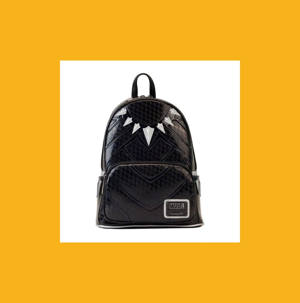 Loungefly Black Panther Zip Around Purse – Official Marvel Cosplay Mini Wallet, Vegan Leather