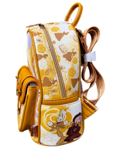 Princess Belle 11" Vegan Leather Mini Backpack with Dustbag