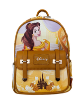 Princess Belle 11" Vegan Leather Mini Backpack with Dustbag