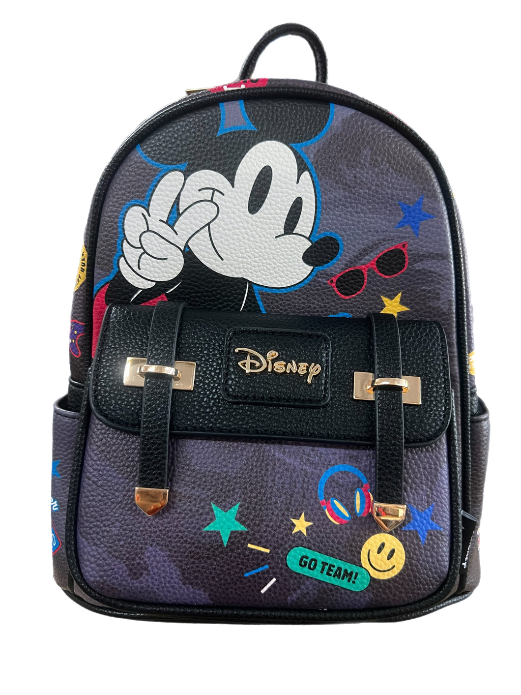 Mickey Mouse 11 inch Vegan Leather Backpack