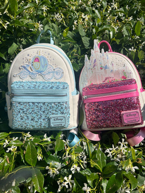 Loungefly Cinderella And Sleeping Beauty Celebration Castle Exclusive Bundle
