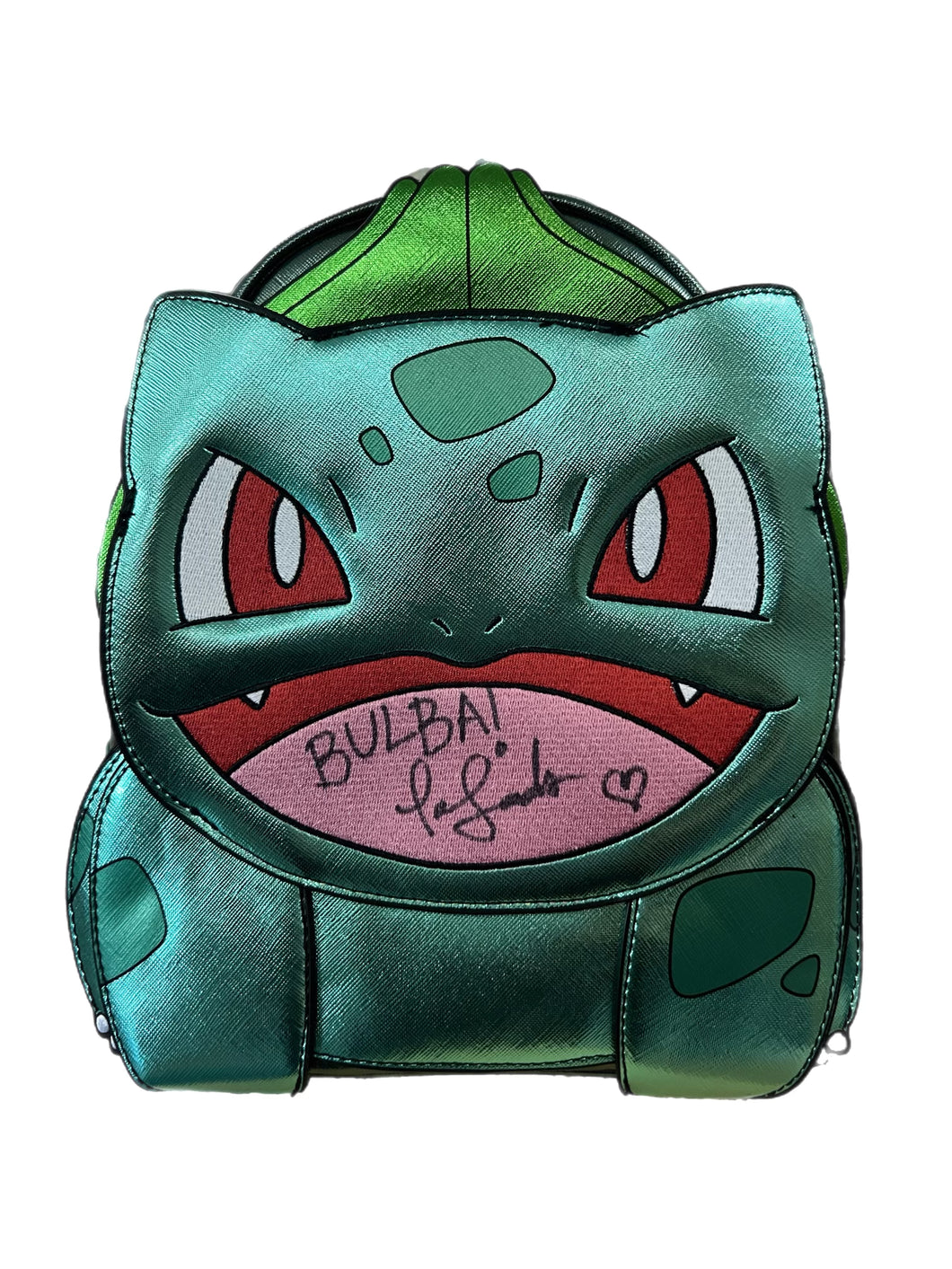 Tara Sands Signature with Loungefly Pokemon Metallic Bulbasaur Mini Backpack