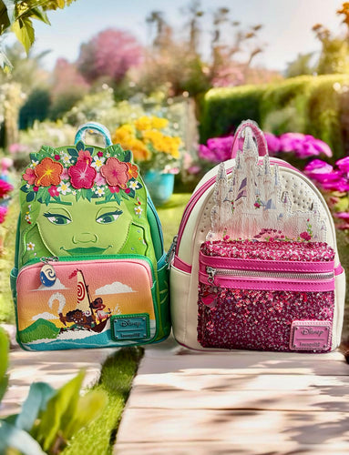 Moana and Sleeping Beauty Castle Mini Backpack Exclusive Bundle