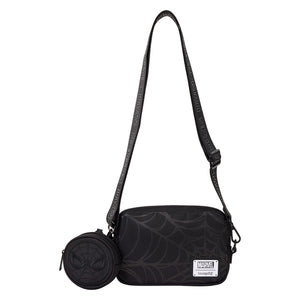 Spider-Man Black & White Suit Sling Crossbody Bag with Coin Bag
