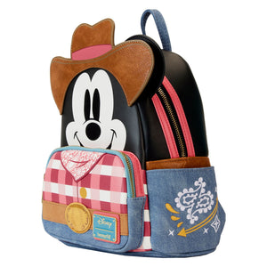 Loungefly  Western Mickey Mouse Cosplay Mini Backpack