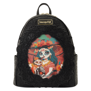 Loungefly Día de los Muertos La Catrina Photo Insert Mini Backpack