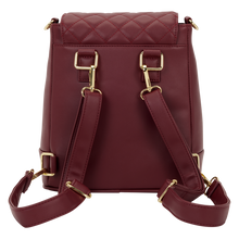 The Lilly Red Convertible Mini Backpack & Crossbody Bag