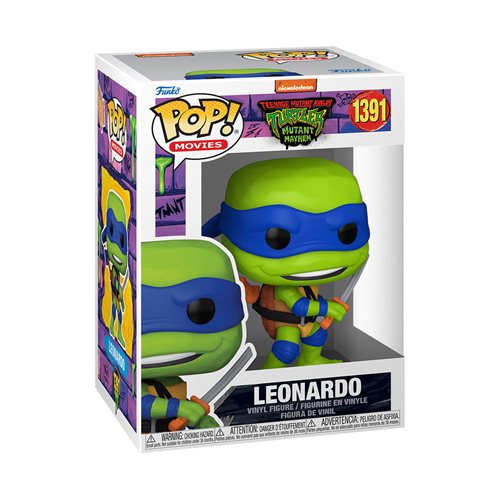 Funko Pop! Teenage Mutant Ninja Turtles: Mutant Mayhem Leonardo #1391 (Pop Protector Included)