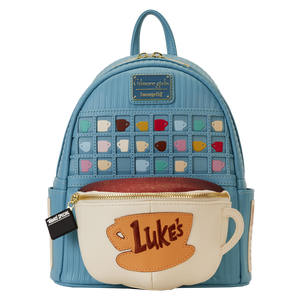 Loungefly Gilmore Girls Lukes Diner Domed Coffee Cup Mini Backpack