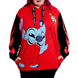 Loungefly Disney Stitch Devil Hoodie