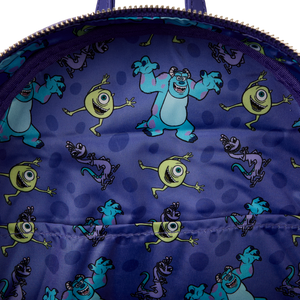 Loungefly Pixar Monsters Inc Triple Pocket Backpack