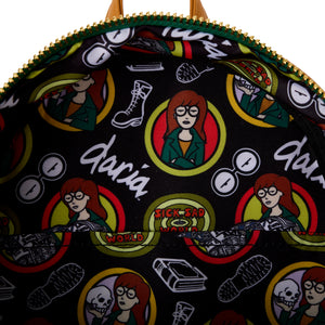 Loungefly Viacom Daria Mini Backpack with Coin Bag
